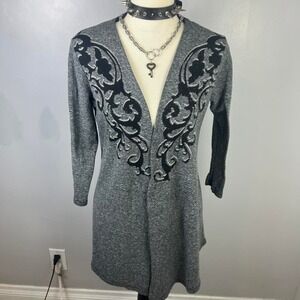 Grunge grey cardigan from the